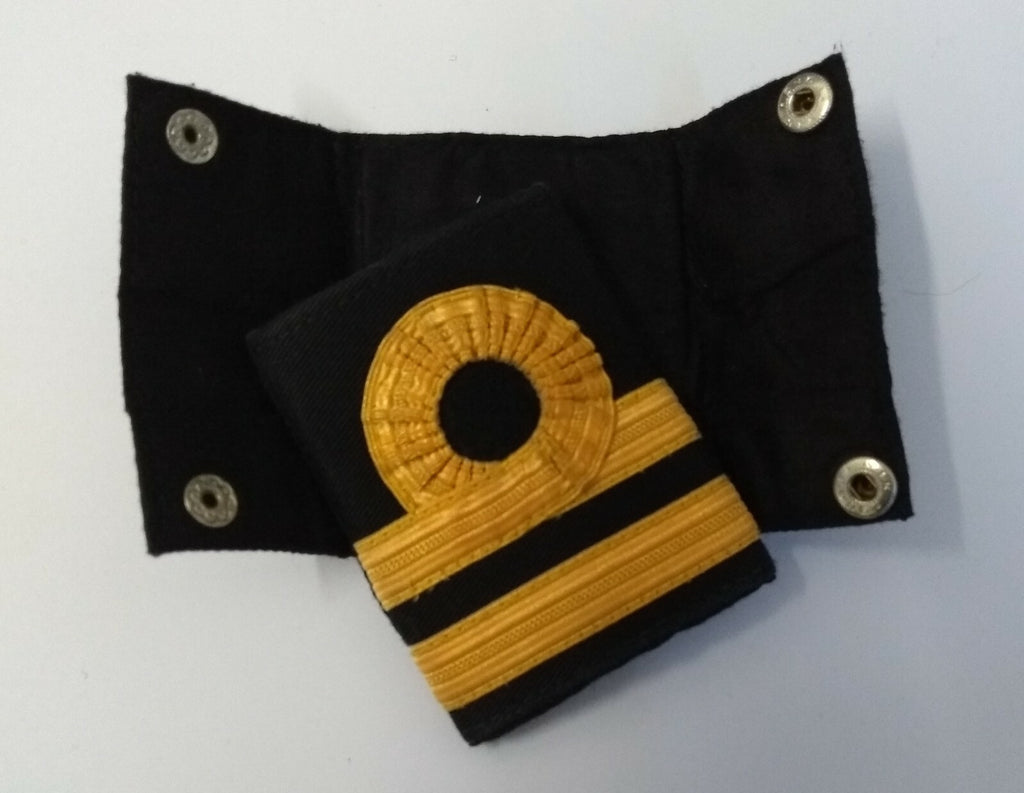 Lieutenant Gold Lace Rank Slides Genuine British Royal Navy Issue RN ASPS457