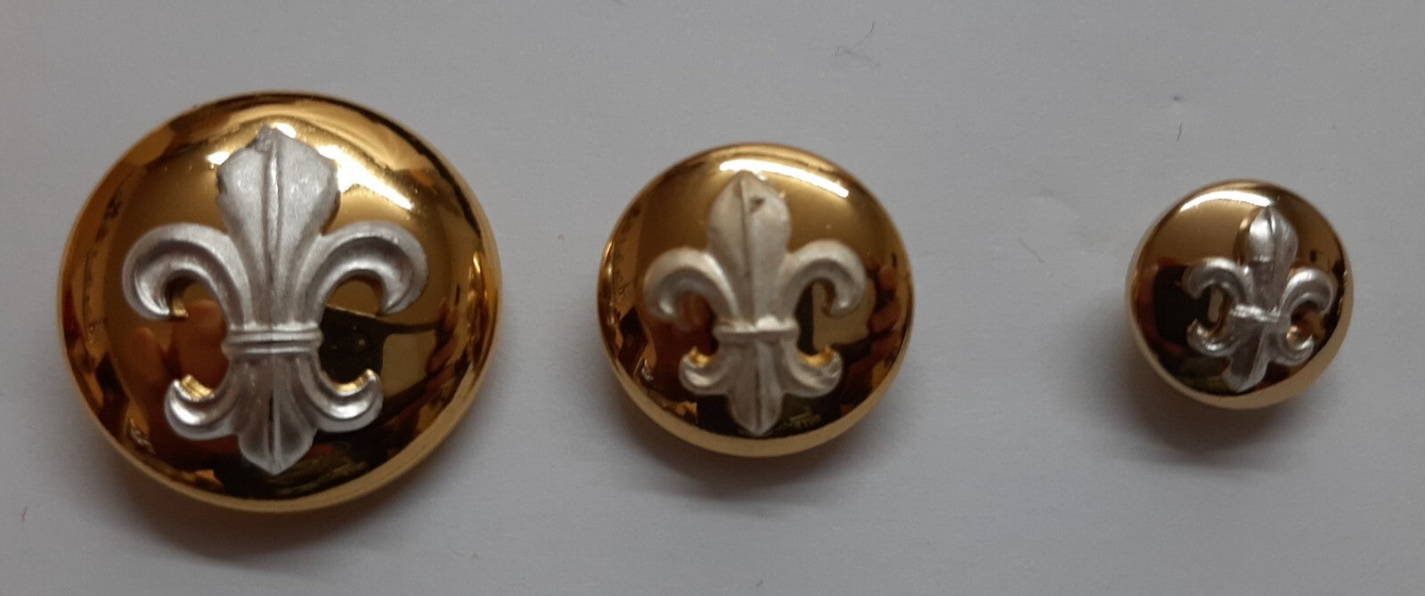 Duke of Lancaster Small Buttons X3 Sizes Dress British Army Raised Insignia