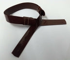Genuine Issue Hi Sheen Brown 1/2" Dress Hat Adjustable Chinstrap