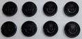 The Rifles Regimental No2 Ring Back Black Button Set British Army Insignia O/R