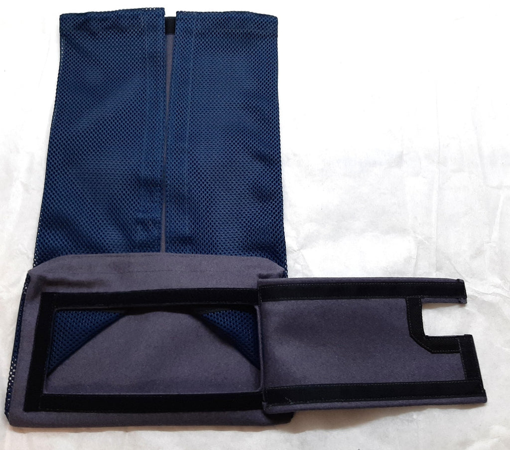 Ceremonial Rucksack / Radio Pack Cover British Army Blue Grey Mesh Footguards'