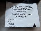 WRNS RN Skirt No1B & No3B RN CL1 Class 1 British Royal Navy Dress Size 72cm S