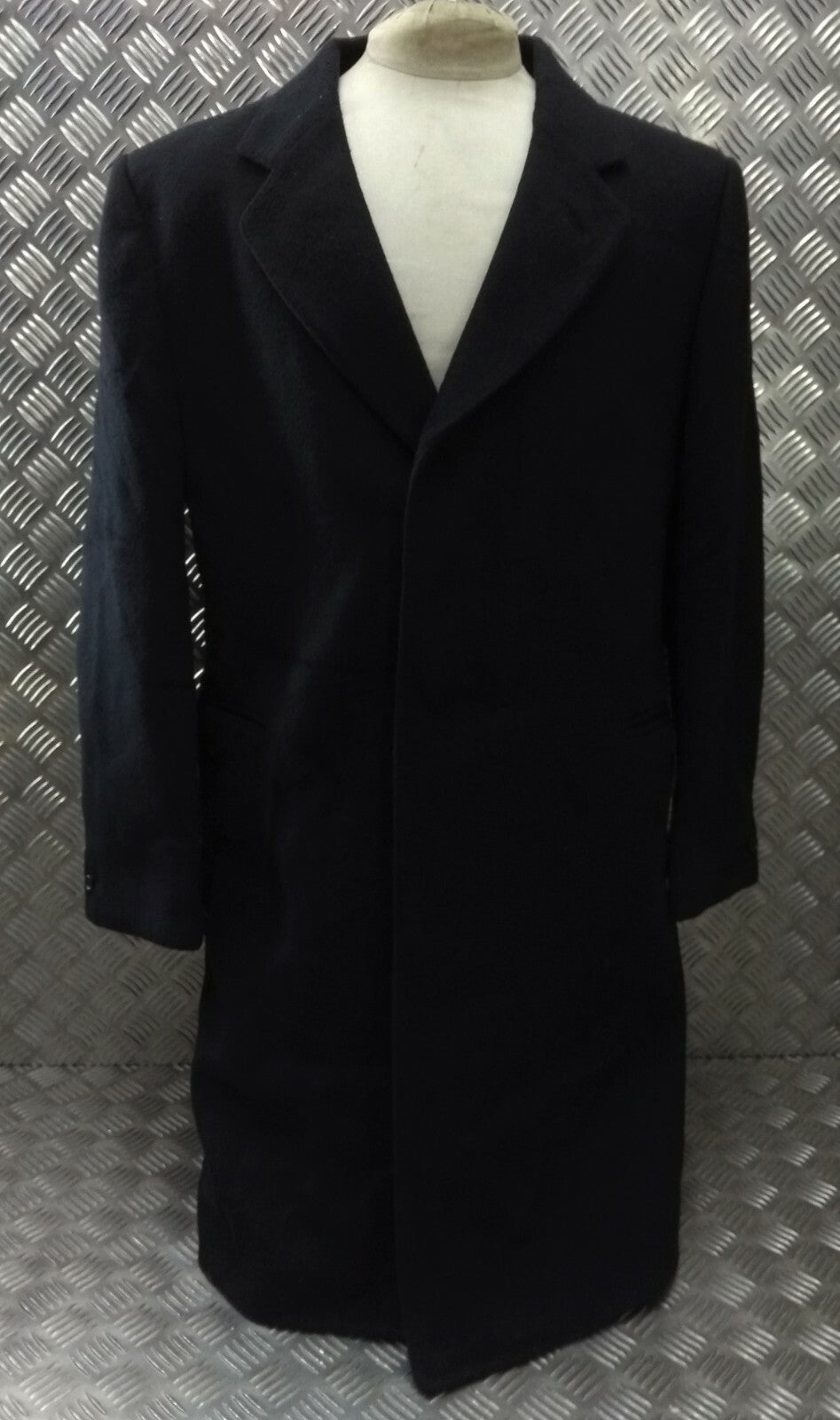 Wool Cashmere Coat Single Breasted Winter Overcoat Moss Bros Covent Garden