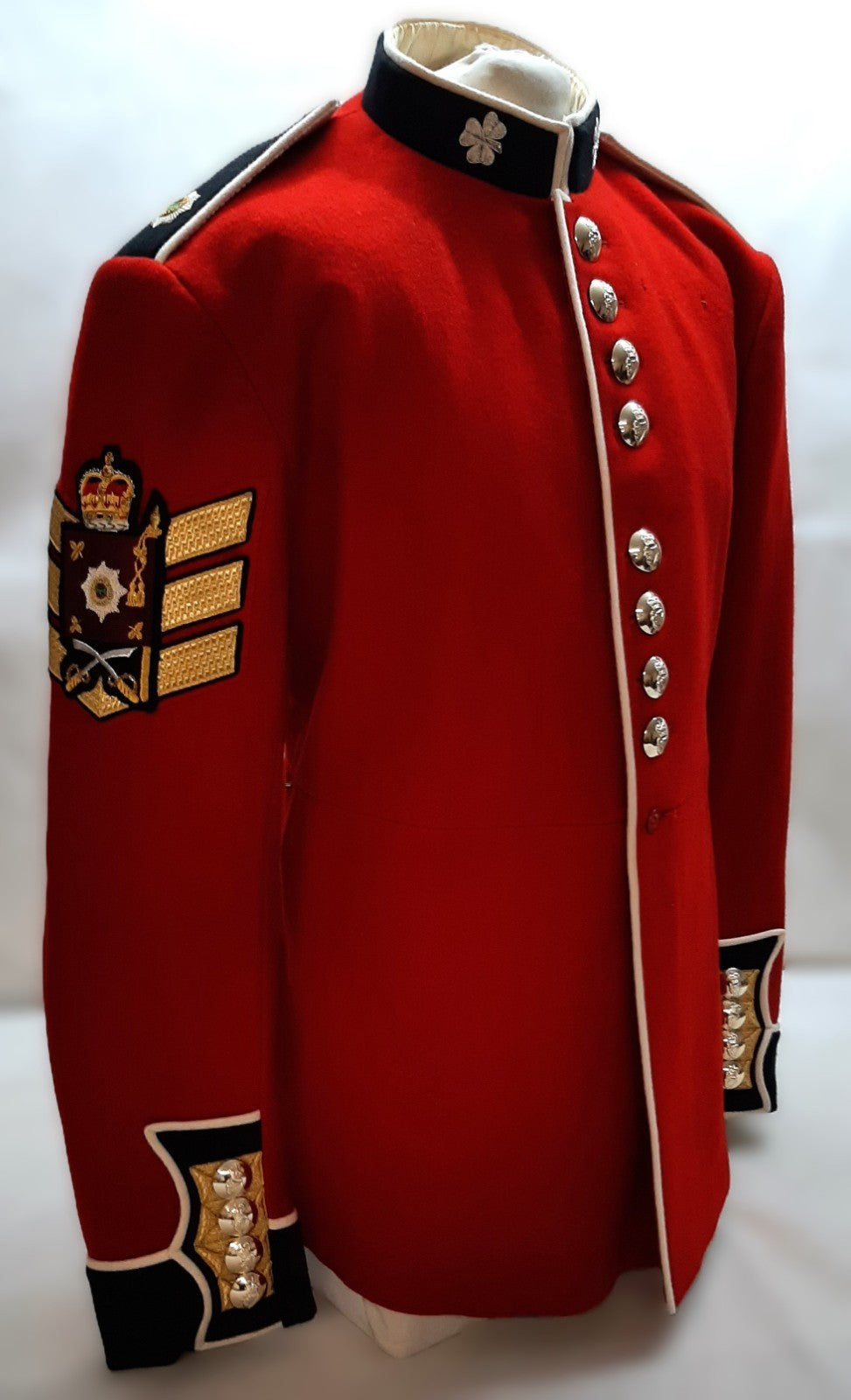 British Army Irish Red Tunic Scarlet Jacket IG With Gold Detail Good Size