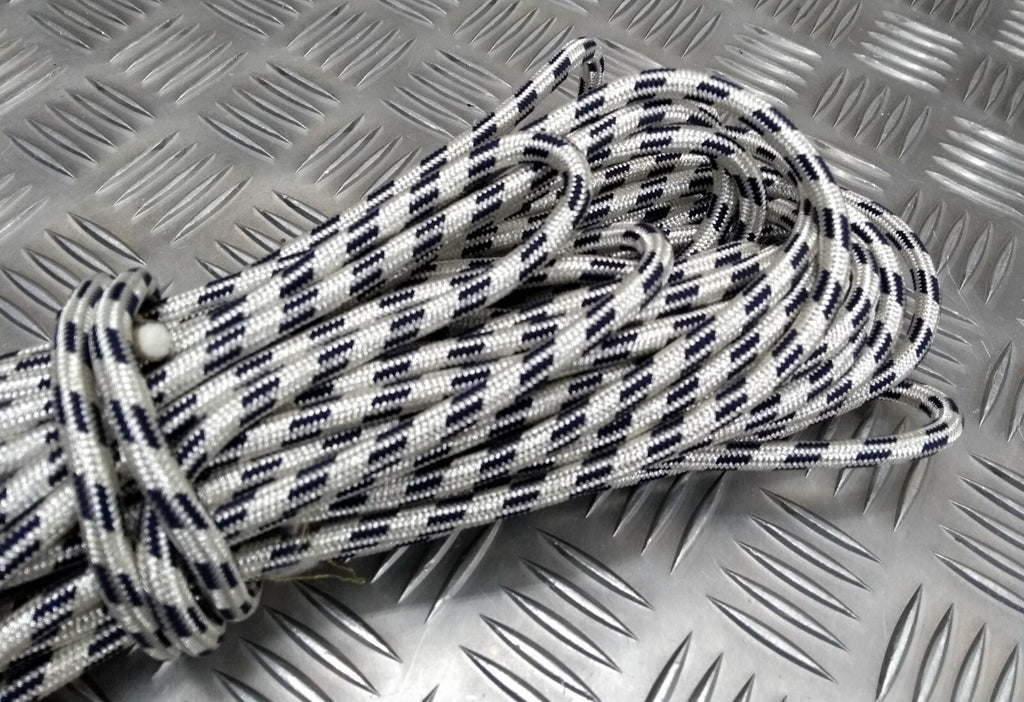 Genuine British Made Ceremonial Parade Silver Black Fleck Cord 2M RC12