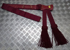 Crimson Waist Sash British Foot Issue For Ceremonies & Parade
