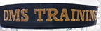 Genuine British Royal Navy RN Pork Pie Cap Tally "D.M.S Training Centre" - New