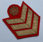 Queens Royal Irish Hussars NCOs 3 Bar Chevron Old Pattern British Army Cypher