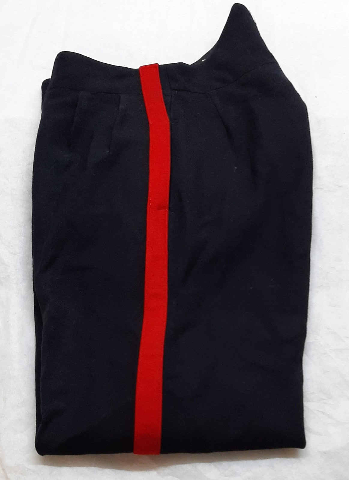 No1 Dress Trousers British Army Blues Pattern Other Ranks 1" Red Stripes W32"
