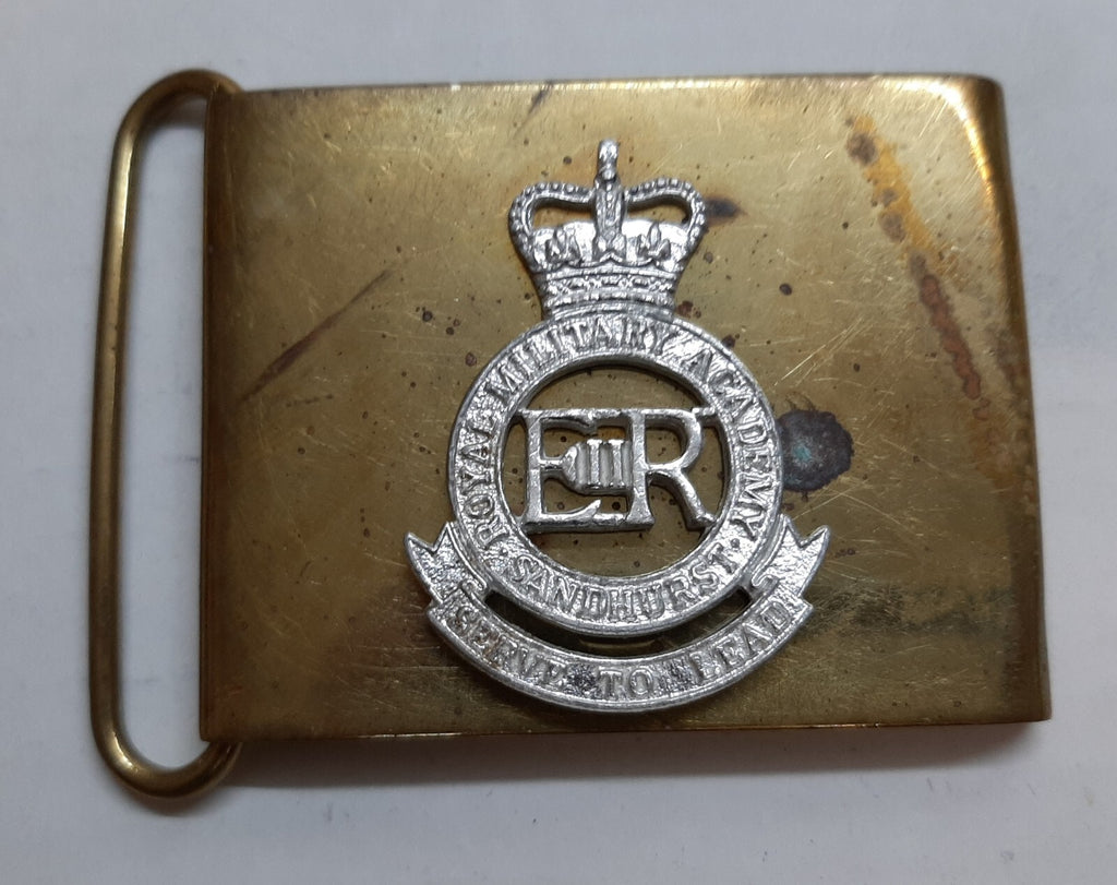 RMAS Regiment Buckle British Army Uniform Waist Belt Plate & Sandhurst Insignia