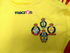 British Army Sport Shirt RAMC QARANC RADV RADC Macron Yellow Long Sleeve with Numbers
