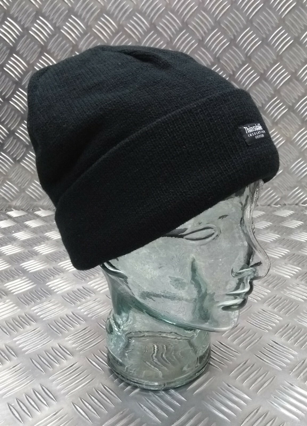 Black Thinsulate Beanie Hat - Very Warm - One Size - Brand New
