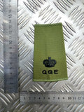 Queen's Gurkha Engineers QGE OD Green Major Rank Slide Epaulette - NEW
