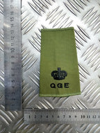 Queen's Gurkha Engineers QGE OD Green Major Rank Slide Epaulette - NEW