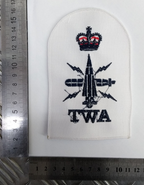 Royal Navy Above Water Tactical AWT Petty Officer Blue White Qualification Patch