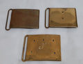 British Buckles set of 3 Miscellaneous Waist Belt Plate Type