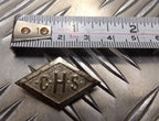 Genuine Vintage C.H.S CHS Issue Small Miniature Metal Lapel Pin badge