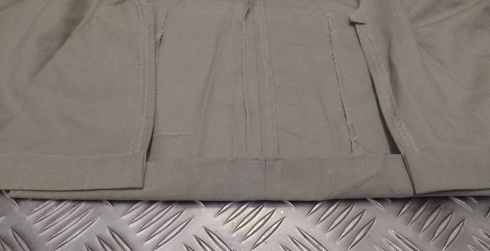 British Army No6 Jacket Dress / Tropical Jungle / No Buttons & Open Seam