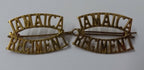 Vintage Jamaica Titles Shoulder Badge 1 Pair UK Made - NEW