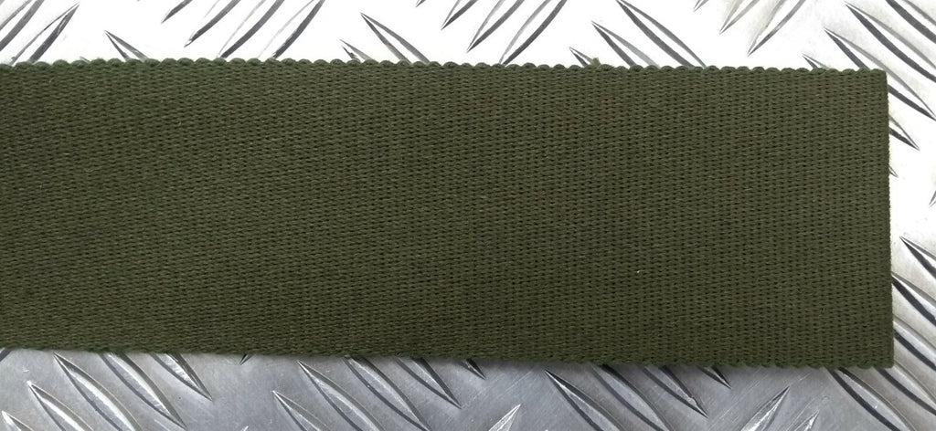 Genuine Denmark Army Issue Green Cotton Canvas Stable Belt Material BRAND NEW