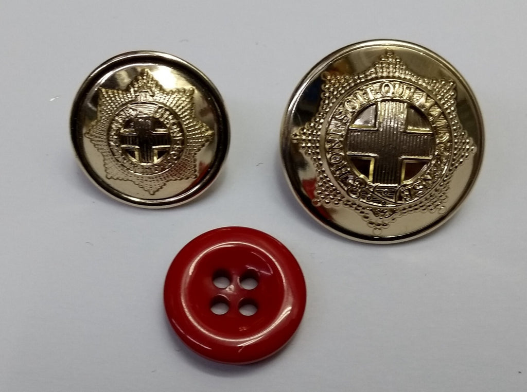 Coldstream Guards Red Tunic 30 Button Set Complete Genuine British Army Issue