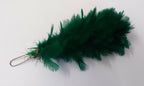 Vintage Green Hackle Plume Feathers Glengarry / Balmoral Hats ETC Genuine Issue