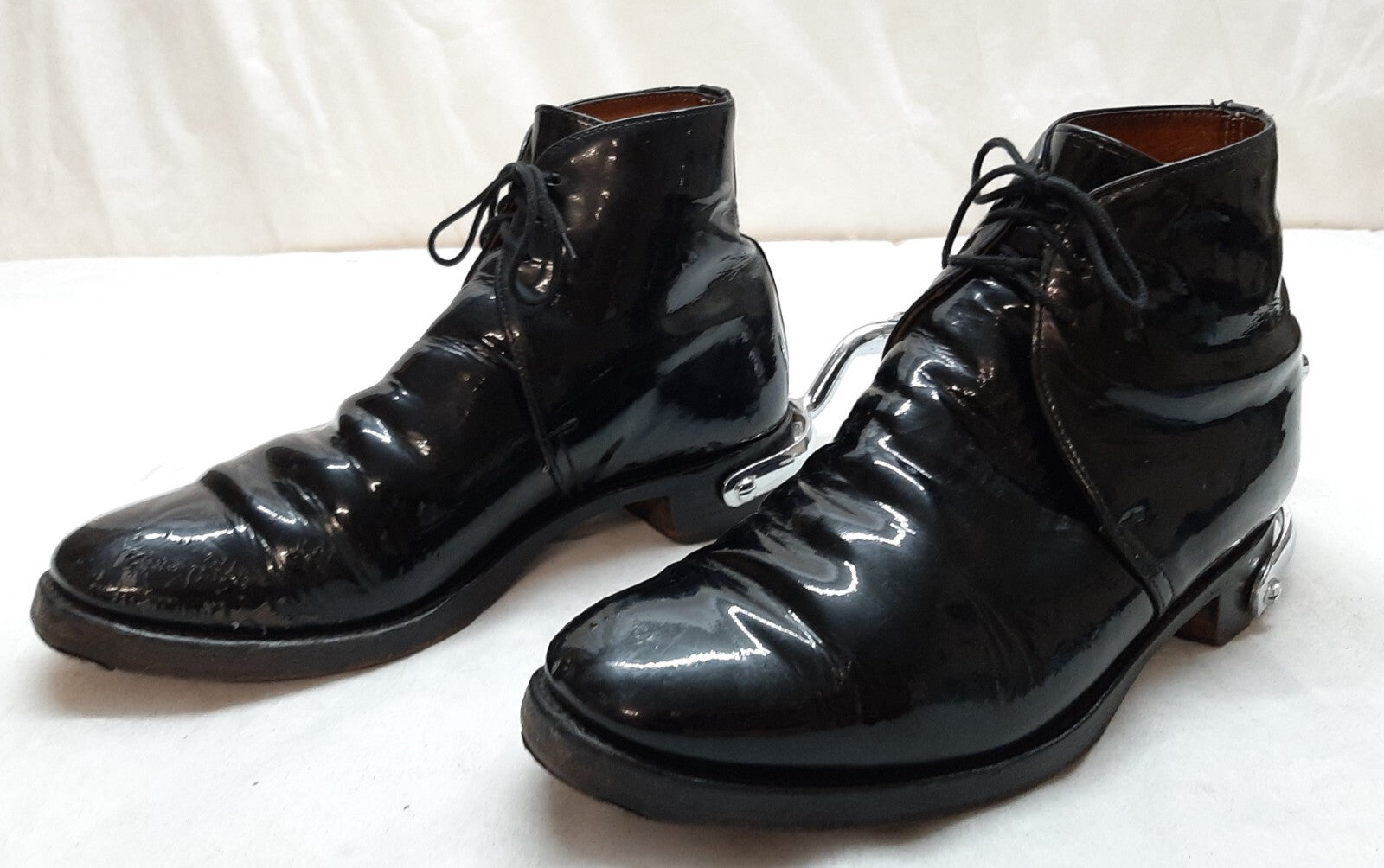 Sanders George Boots Officer Dress Parade With Spurs British Army Dress UK 8