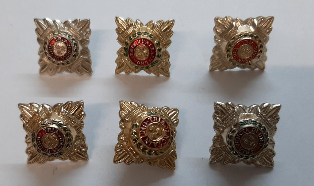 Army Rank Stars British Bath Pips Officer X6 Assorted Batch no Fittings