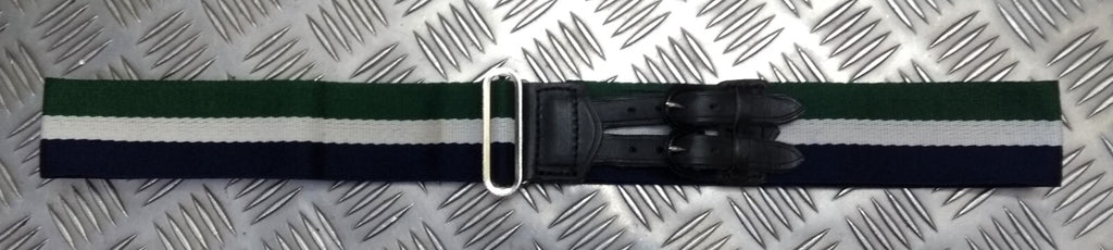 Zambia Stable Belt 2" Wide Three Colour Chrome Buckle & Slider Adjustable to 42"