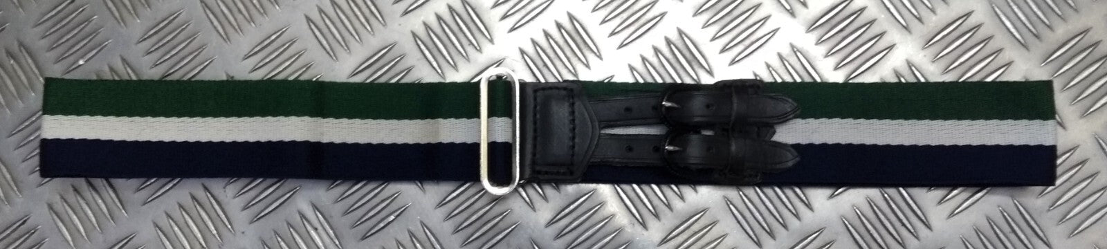 Zambia Stable Belt 2" Wide Three Colour Chrome Buckle & Slider Adjustable to 42"