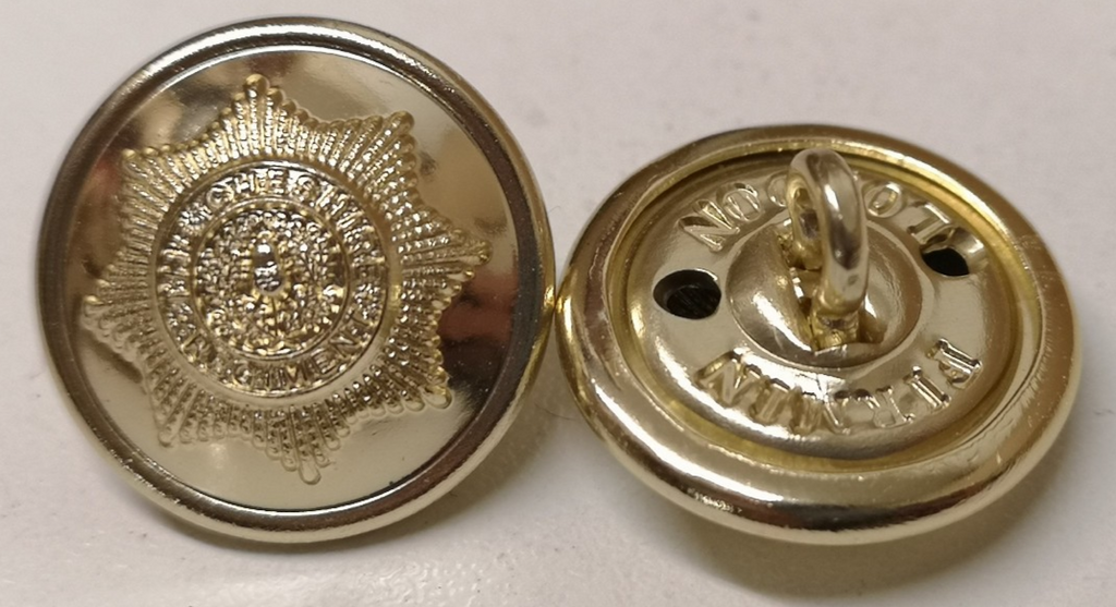 Cheshire Regiment 30L Buttons x4