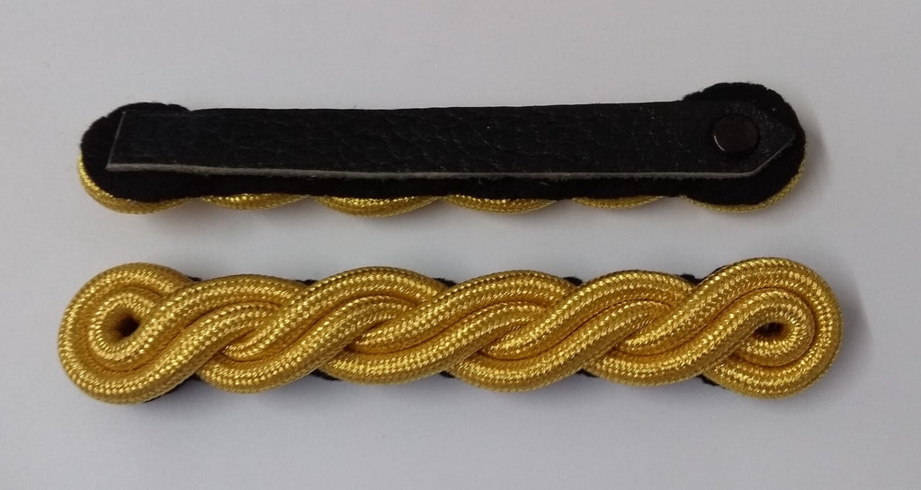 Shoulder Cords Gold Ceremonial Parade Issue No Insignia Made in the UK
