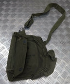 Vintage US MSA M17 Gas Bag Side Bag / Hip Bag USGI Vietnam