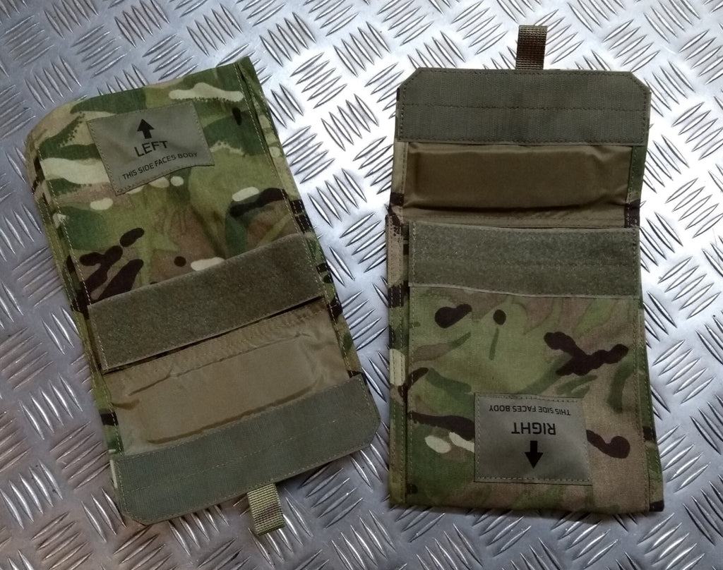 MTP Virtus Webbing System MOLLE Lower Side Protection Pouches Left and Right SEL