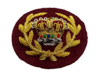 Mess Kit Badge RQMS Para Maroon British Hand Embroidered Insignia Patch