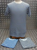 Russian / Soviet / USSR / CCCP Short Sleeve Stripy Sailors Telnyashka T-Shirt