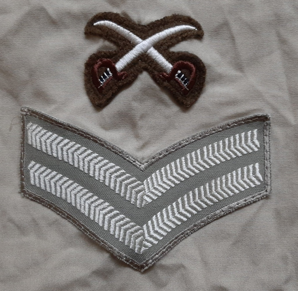 British Army No2 Shirt FAD FAWN Short Sleeves With Patches / Badges Present Assorted Sizes