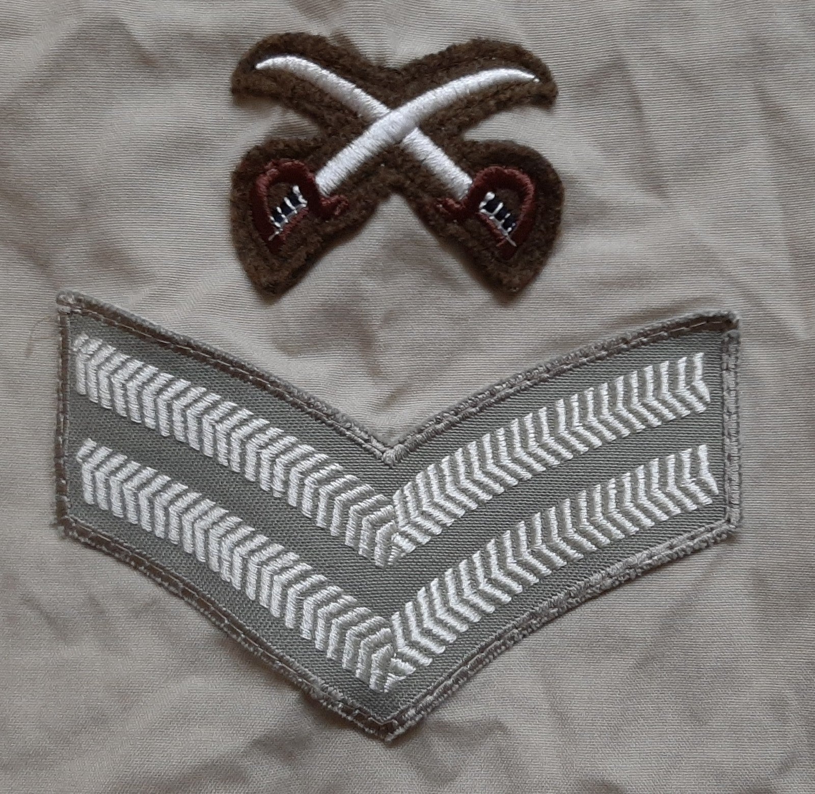 British Army No2 Shirt FAD FAWN Short Sleeves With Patches / Badges Present Assorted Sizes