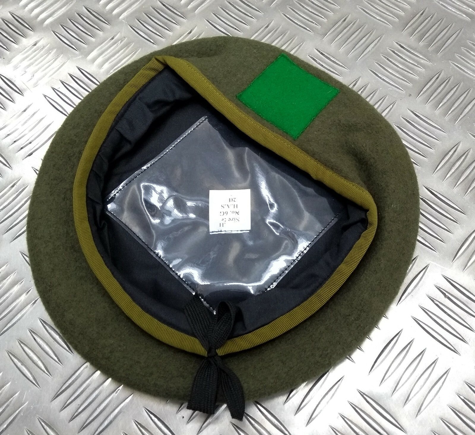 Wool Beret H&S London MID Green Size 60cm New