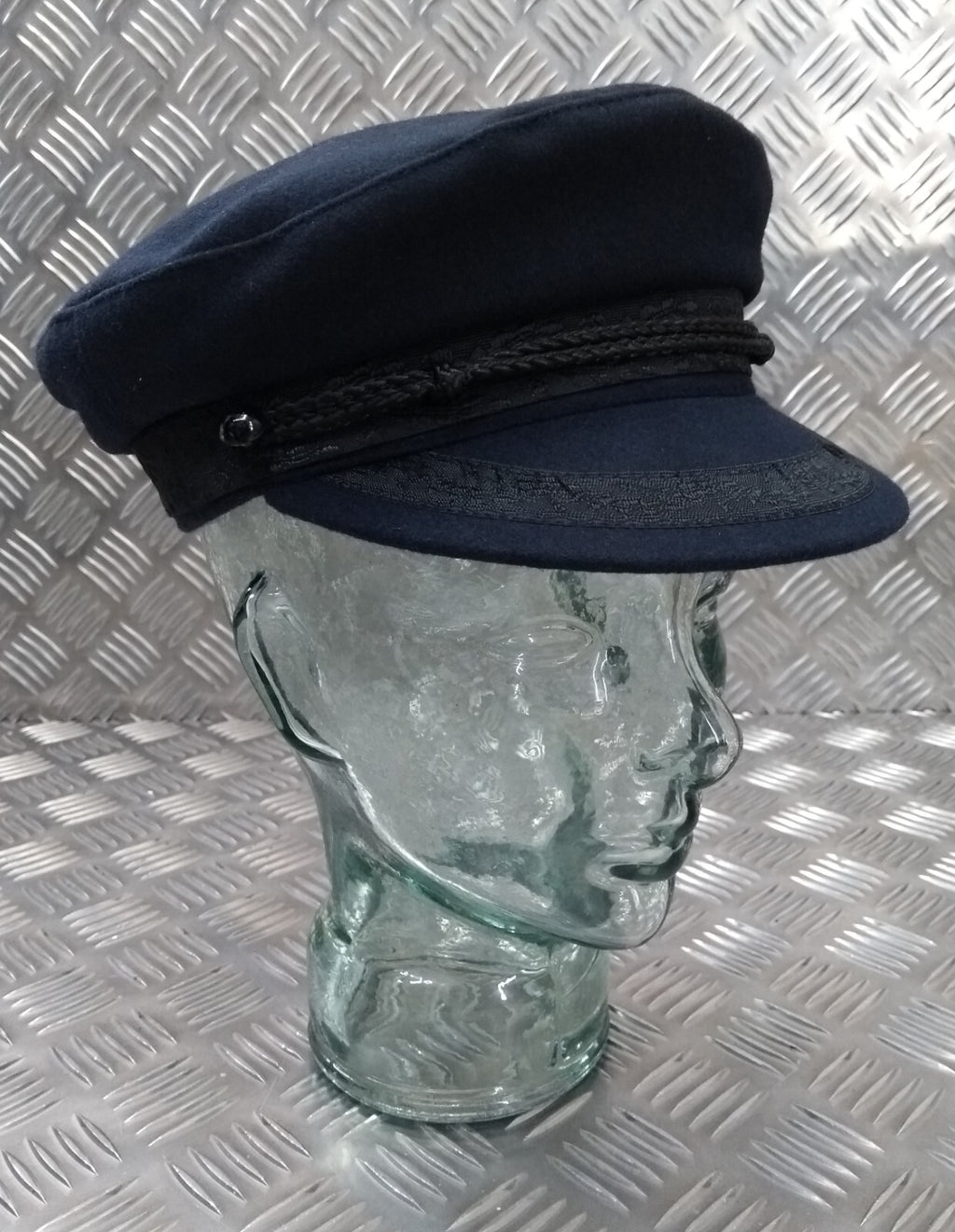 Maritime Sailor Cap, Naval Breton Type Greek Fisherman & Yachtsman Boating Hat