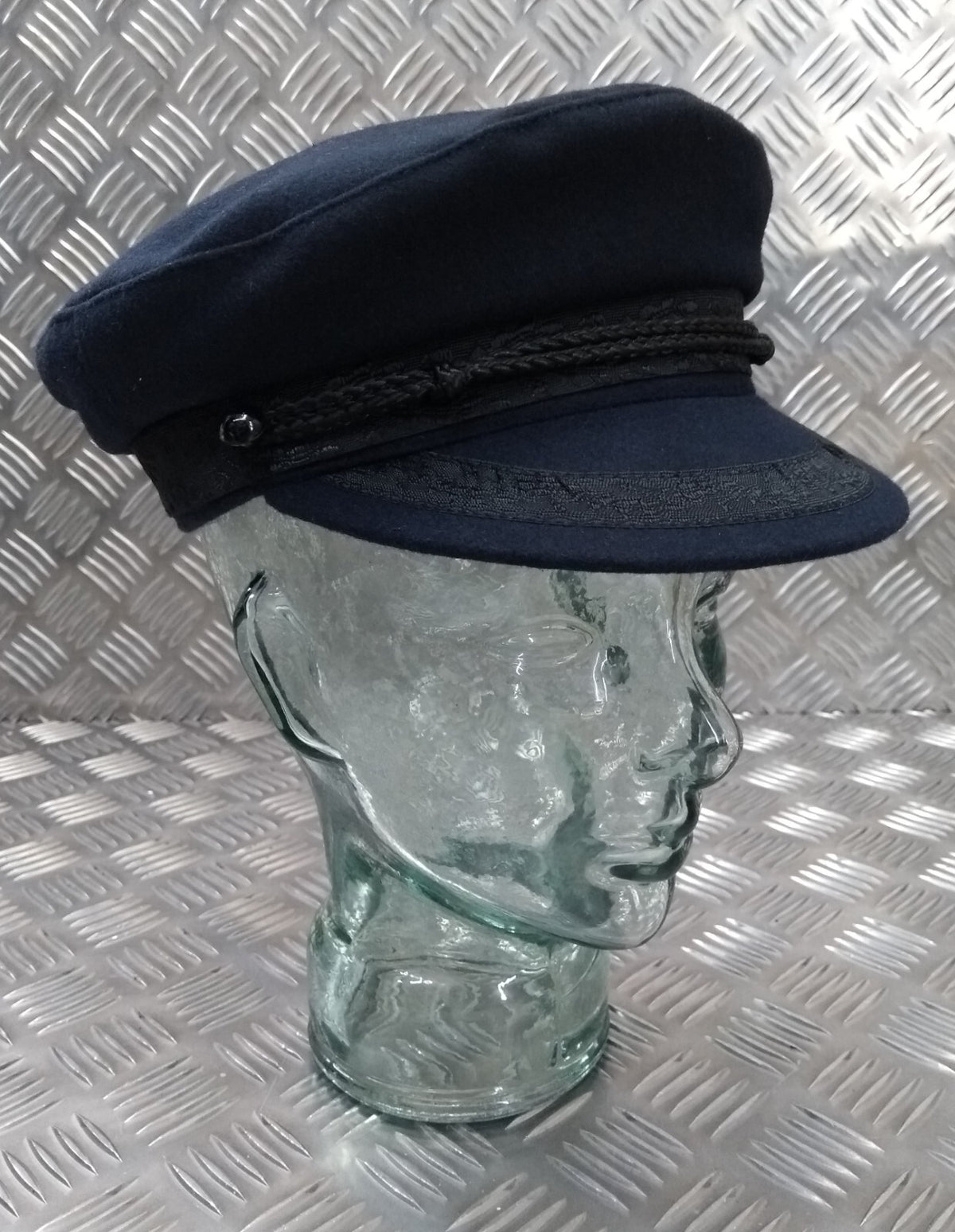 Maritime Sailor Cap, Naval Breton Type Greek Fisherman & Yachtsman Boating Hat