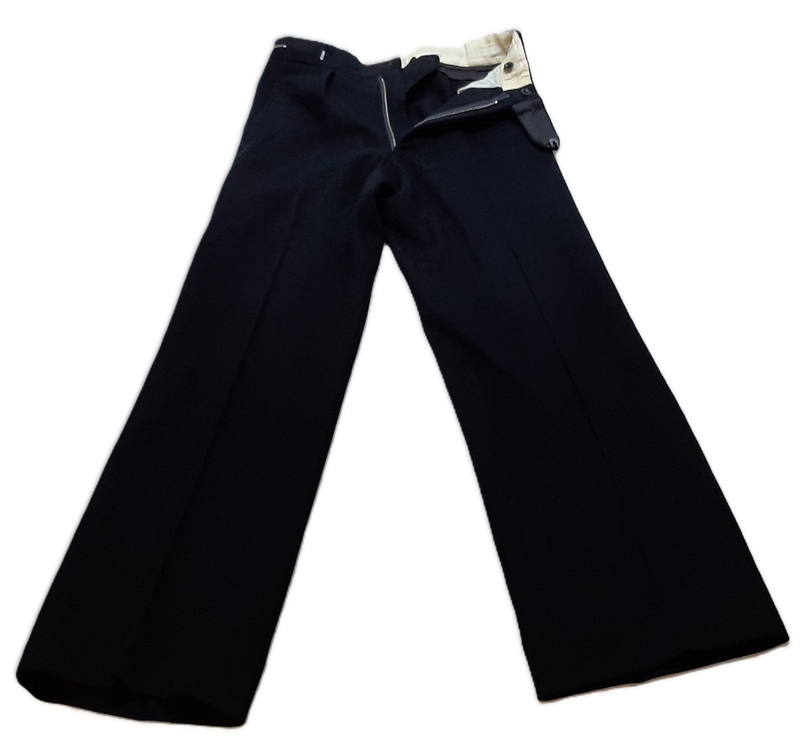 Naval No1 Trousers British Royal Navy Officers RN Vintage 1980s Pattern W30"