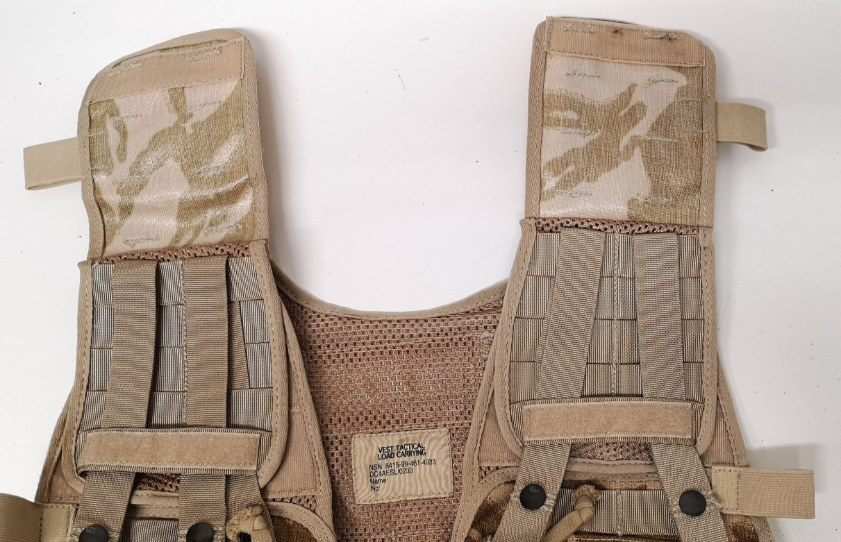 Desert Camo Tactical Load Carrying Molle Vest Genuine British Army Issue