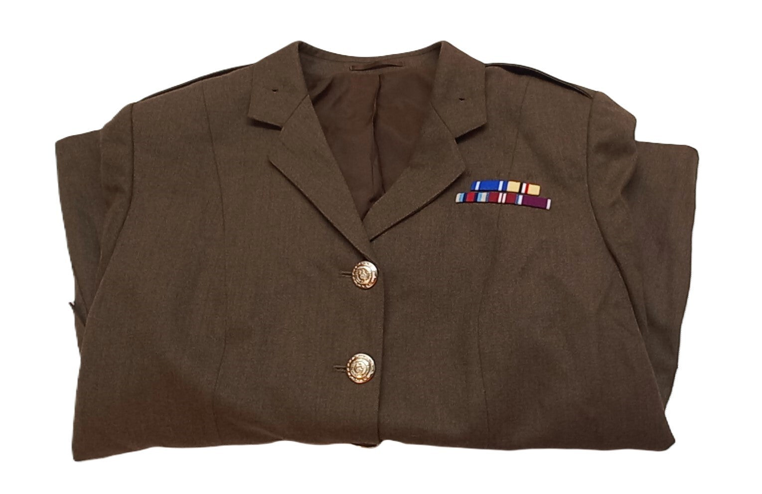 British Army FAD Jacket Woman's No2 Dress RLC Buttons Big Size