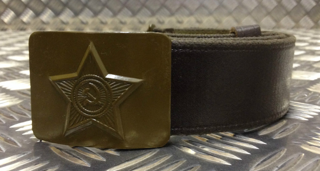 USSR /Soviet / CCCP Belt With Hammer And Sickle Buckle - NEW