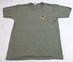 RSDG T-Shirt Used Green Short Sleeve Top Royal Scots Dragoon Medium
