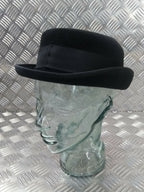 Genuine UK Made Failsworth Black Fashion Felt Hat Curled Rim Small FWS1