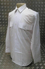 White Long Sleeves Dress / Security Shirt Size 14.5" Collar PS1