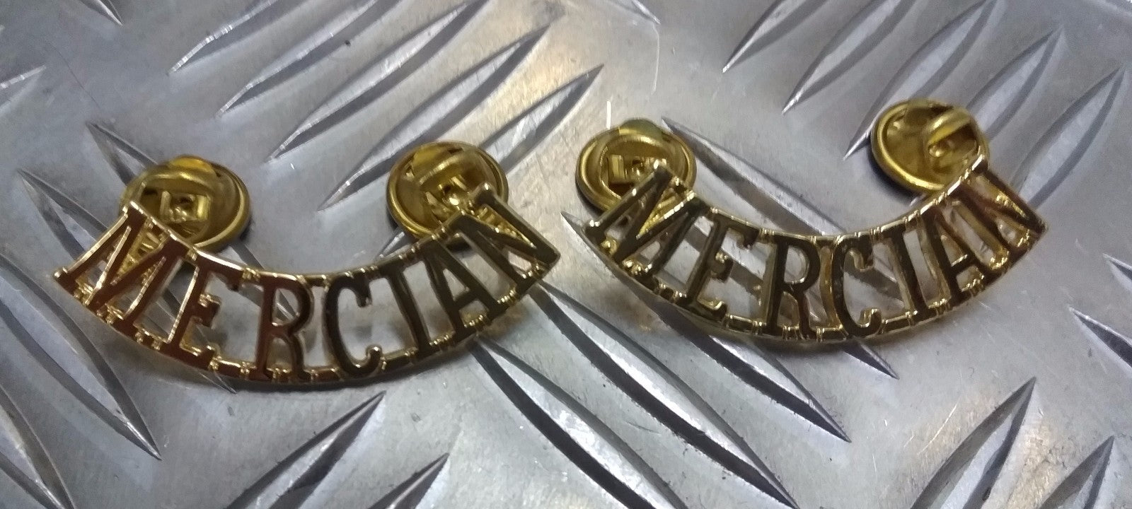 The Mercian Regiment Shoulder Title Badges Genuine British Issue- NEW