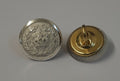 Genuine British Issue Royal Crown With Border Buttons 1 Pair ASBT297